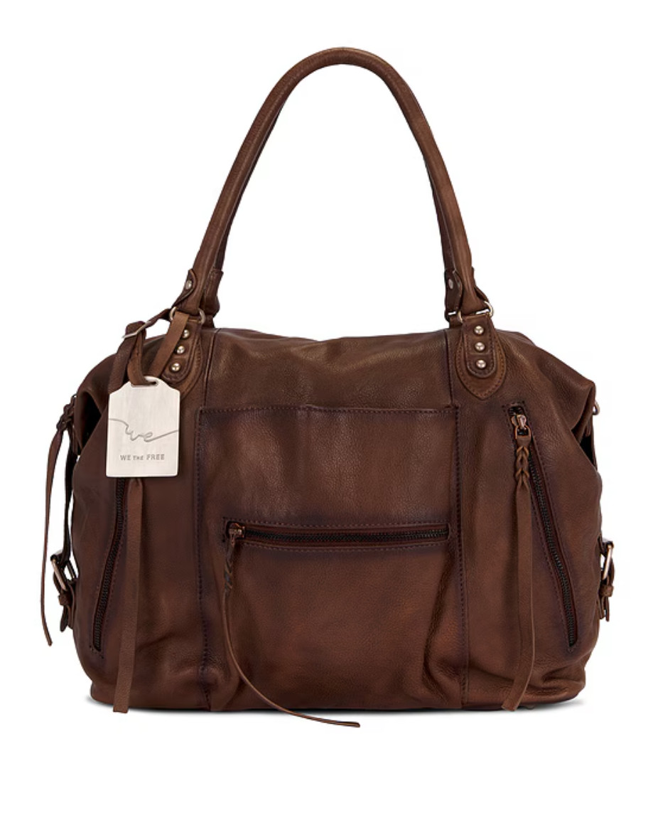 Free People We The Free Emerson Tote Bag -14.5″ W x 12″ H x 6.5″ D