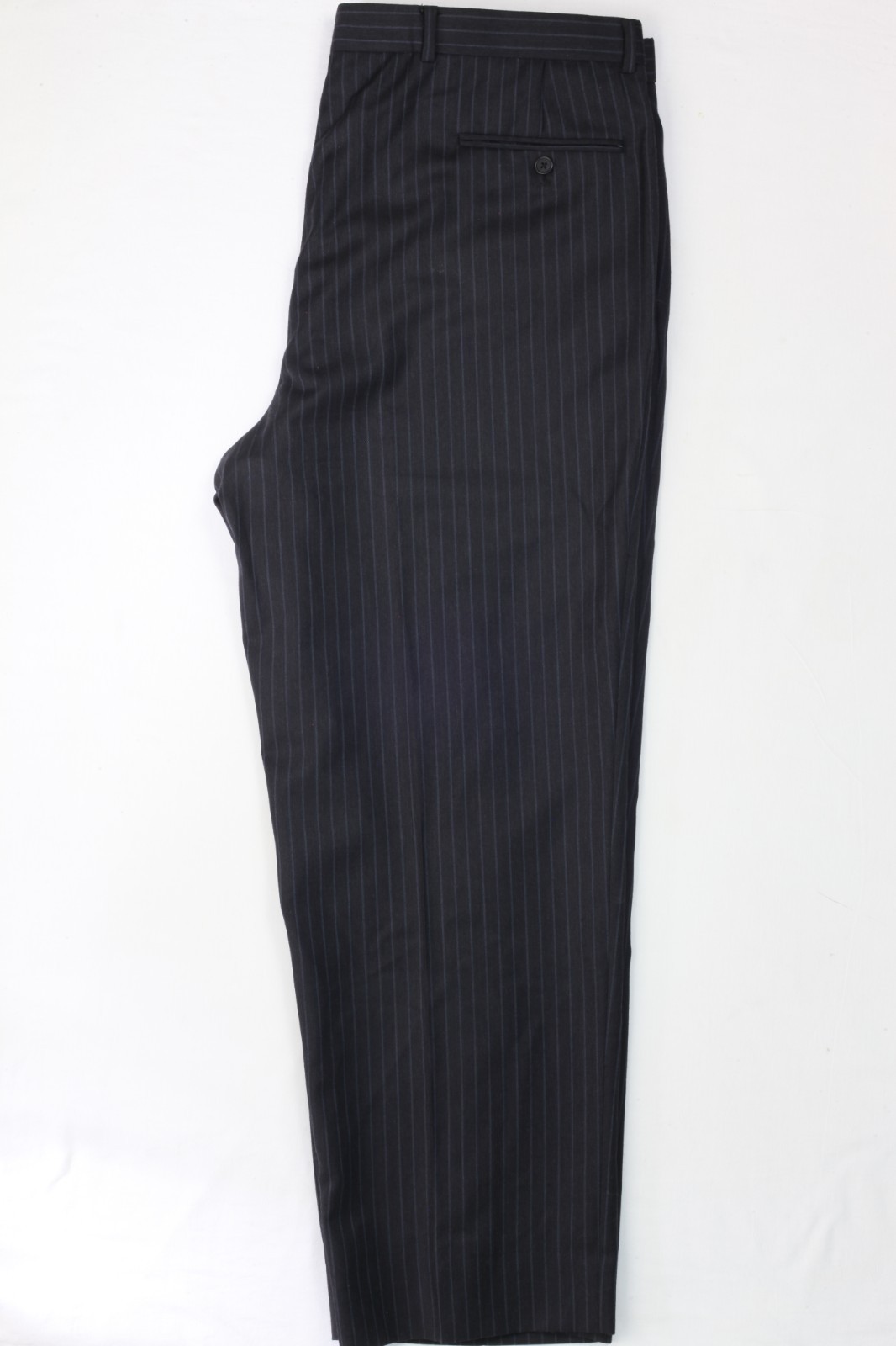 Tommy Hilfiger Regular Fit Wool Suit Gray Striped 44R 38×29