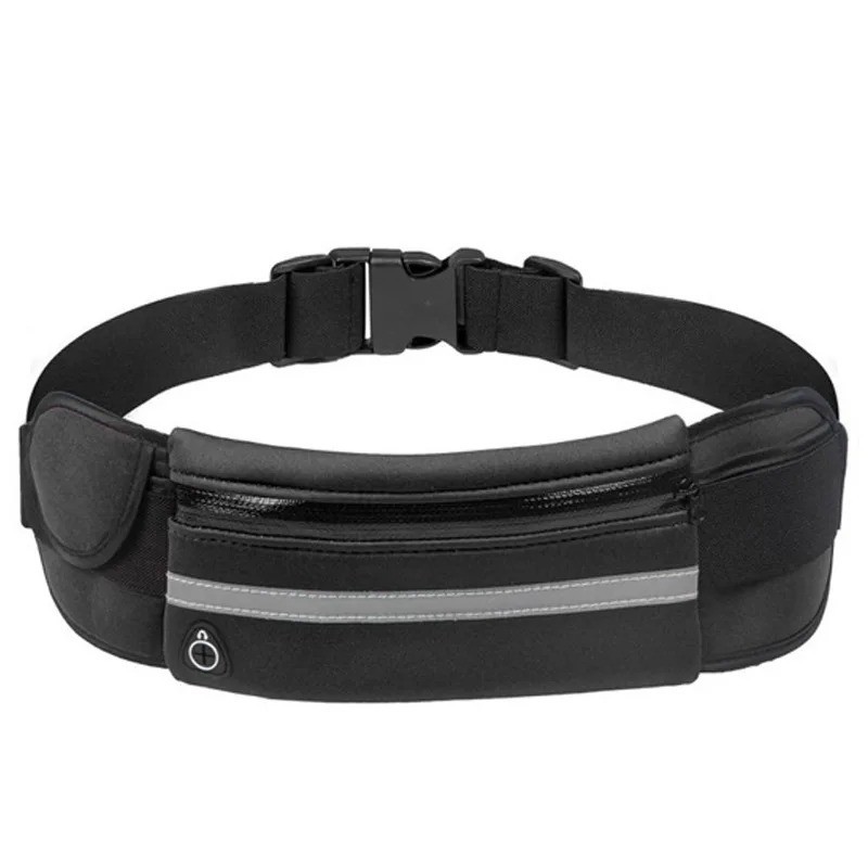 Waterproof Sport Runner Waist Bum Bag Running Jogging Belt Pouch Zip Fanny Pack