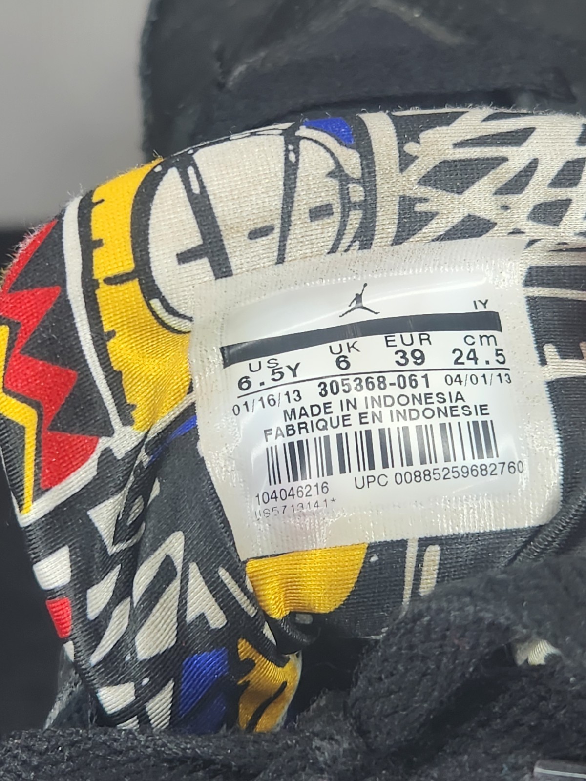 Size 6.5 Y – Air Jordan 8 Retro 2013 Playoff