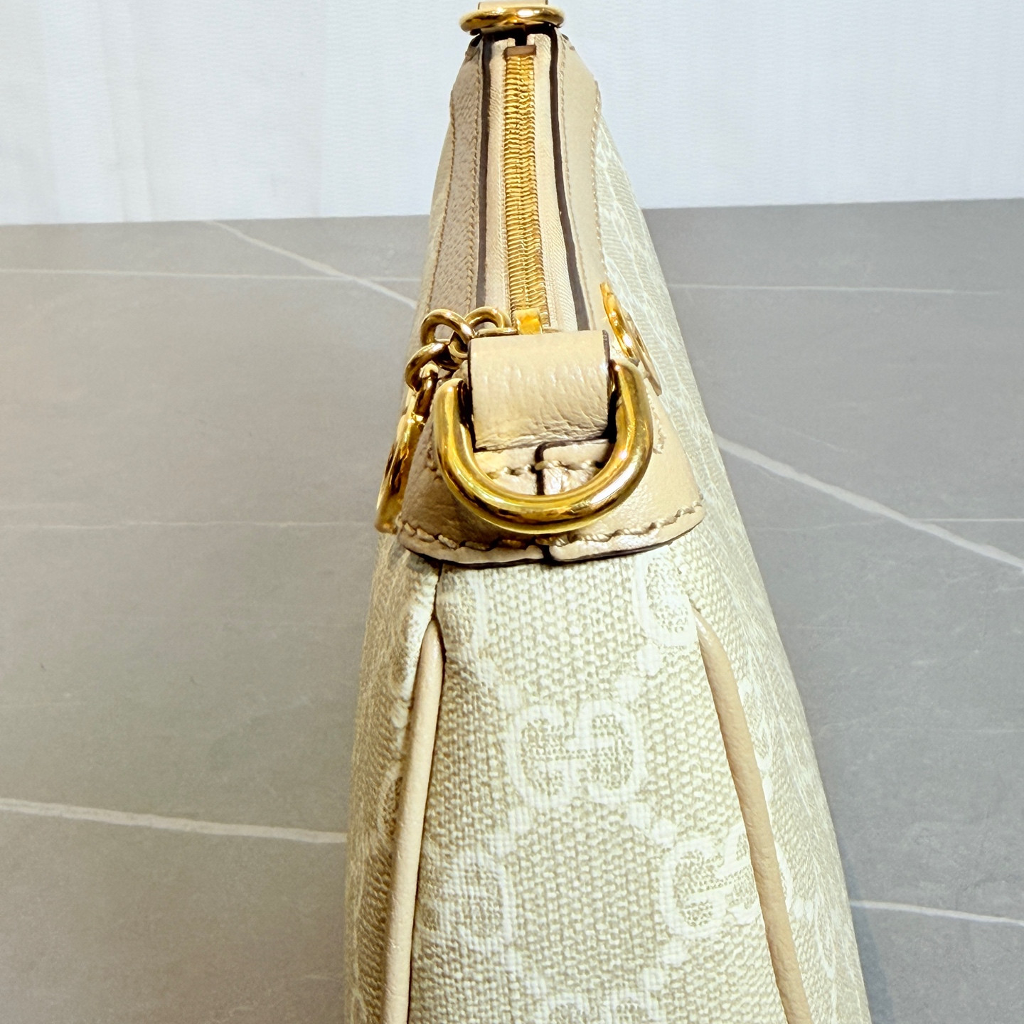 Authentic Gucci Ophidia Coated Canvas Shoulder Bag Beige Gold-Tone eBay AG