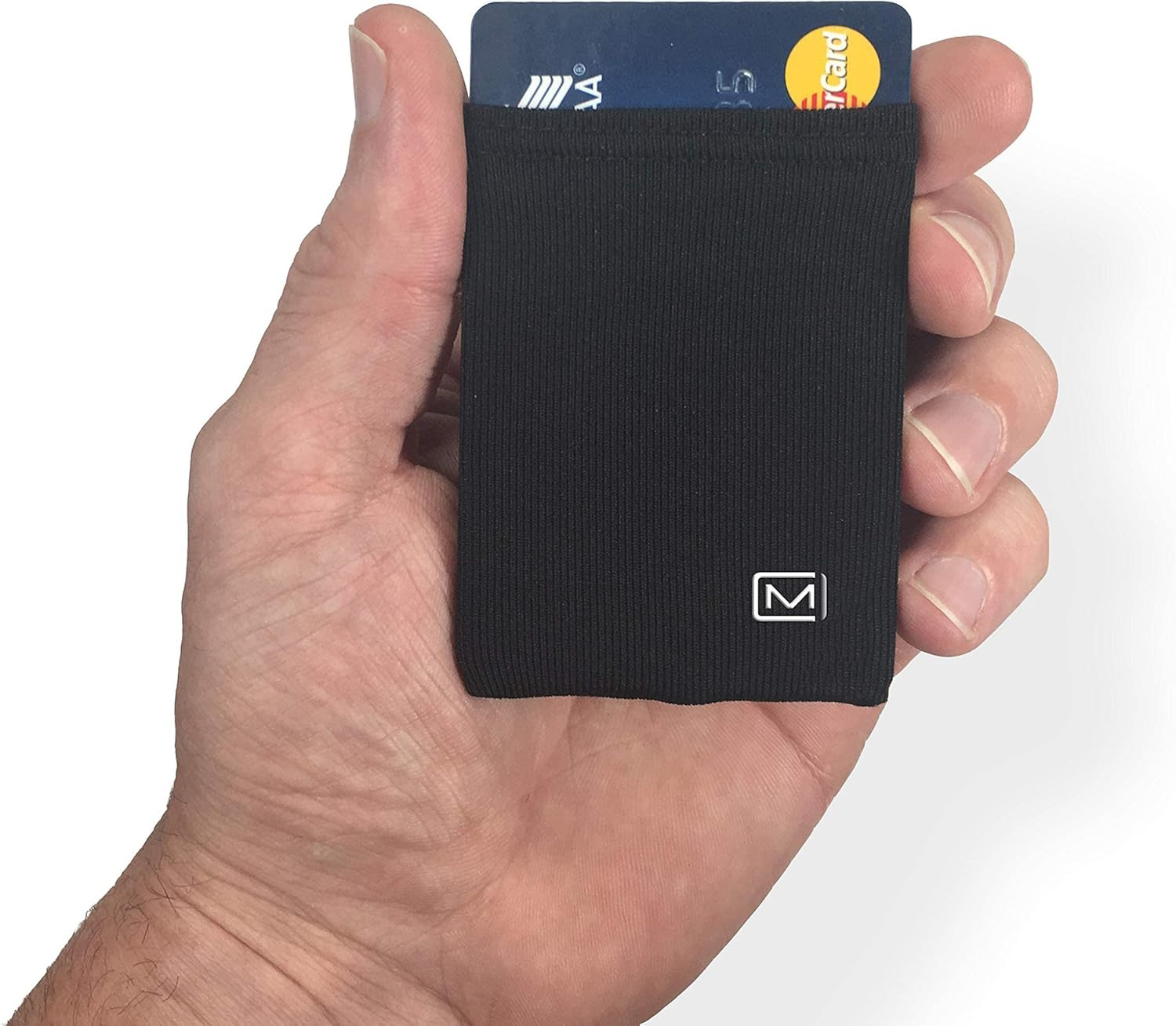 Ultra Thin Elastic Card Holder Single & Double Pocket | Ultra-Slim Elastic Desig