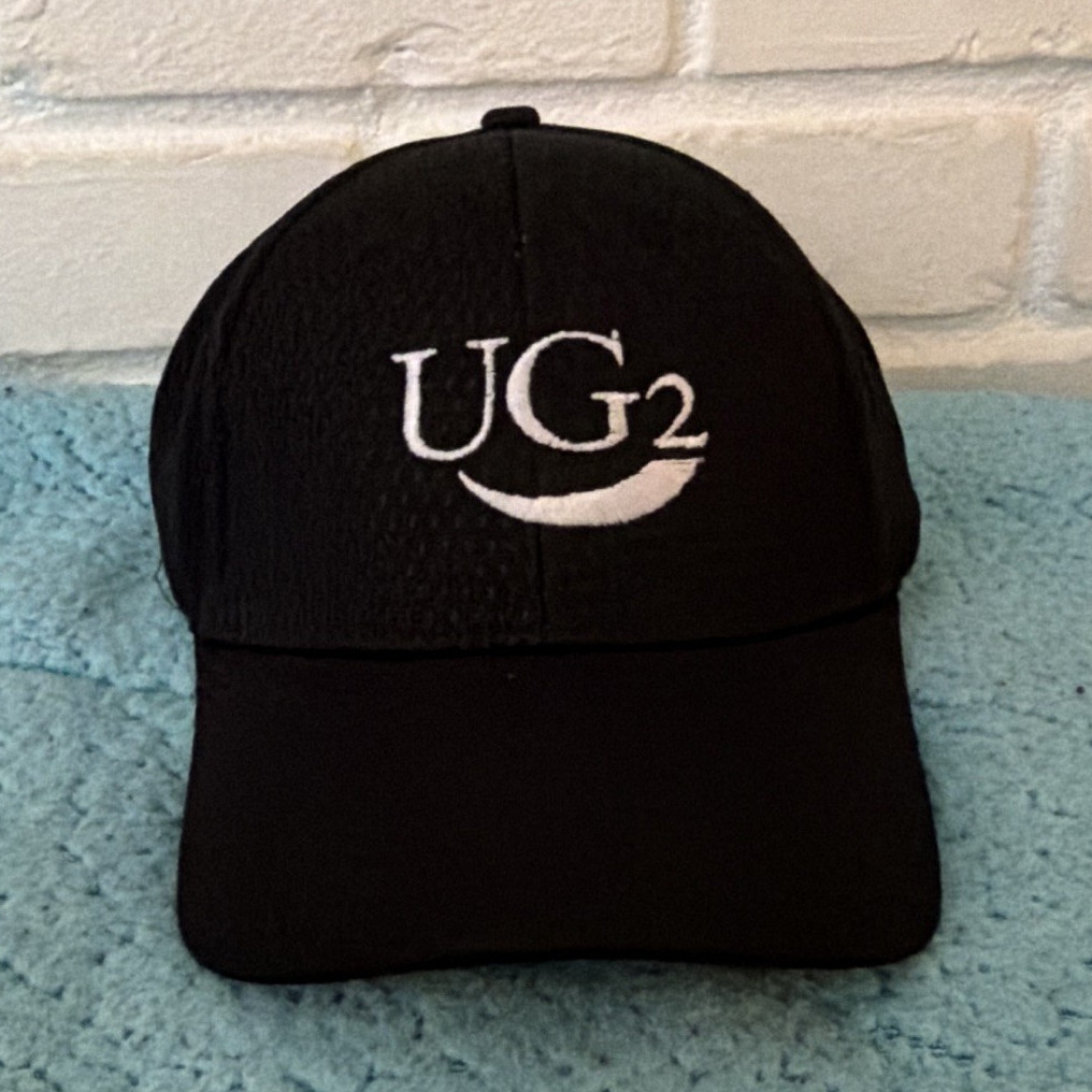 UG2 Men’s Black Solid Baseball Cap Hat – One Size Adjustable Fit