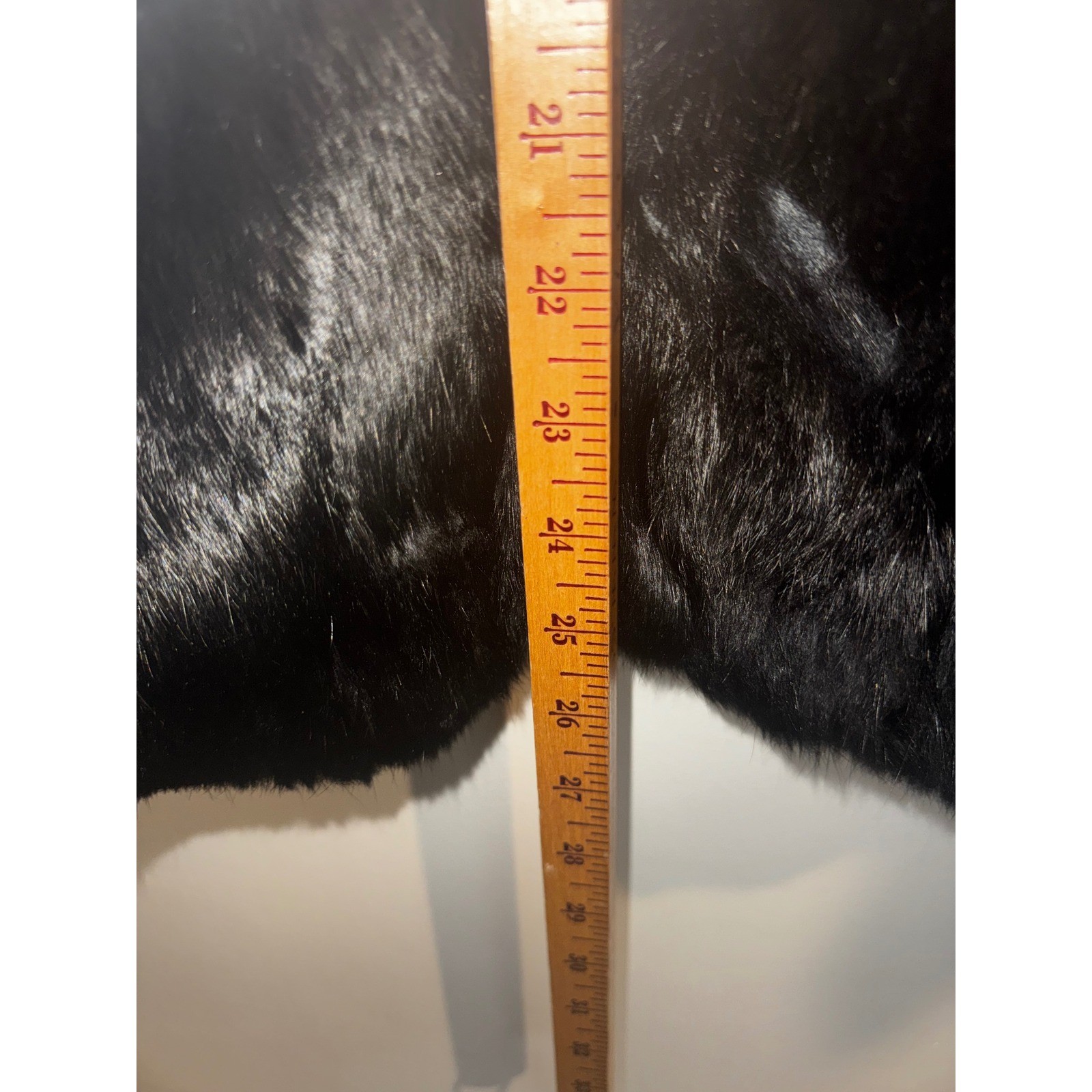 Wilsons Leather Black Genuine Fur Jacket Womens XL Coat Luxury Mob Wife FLAW