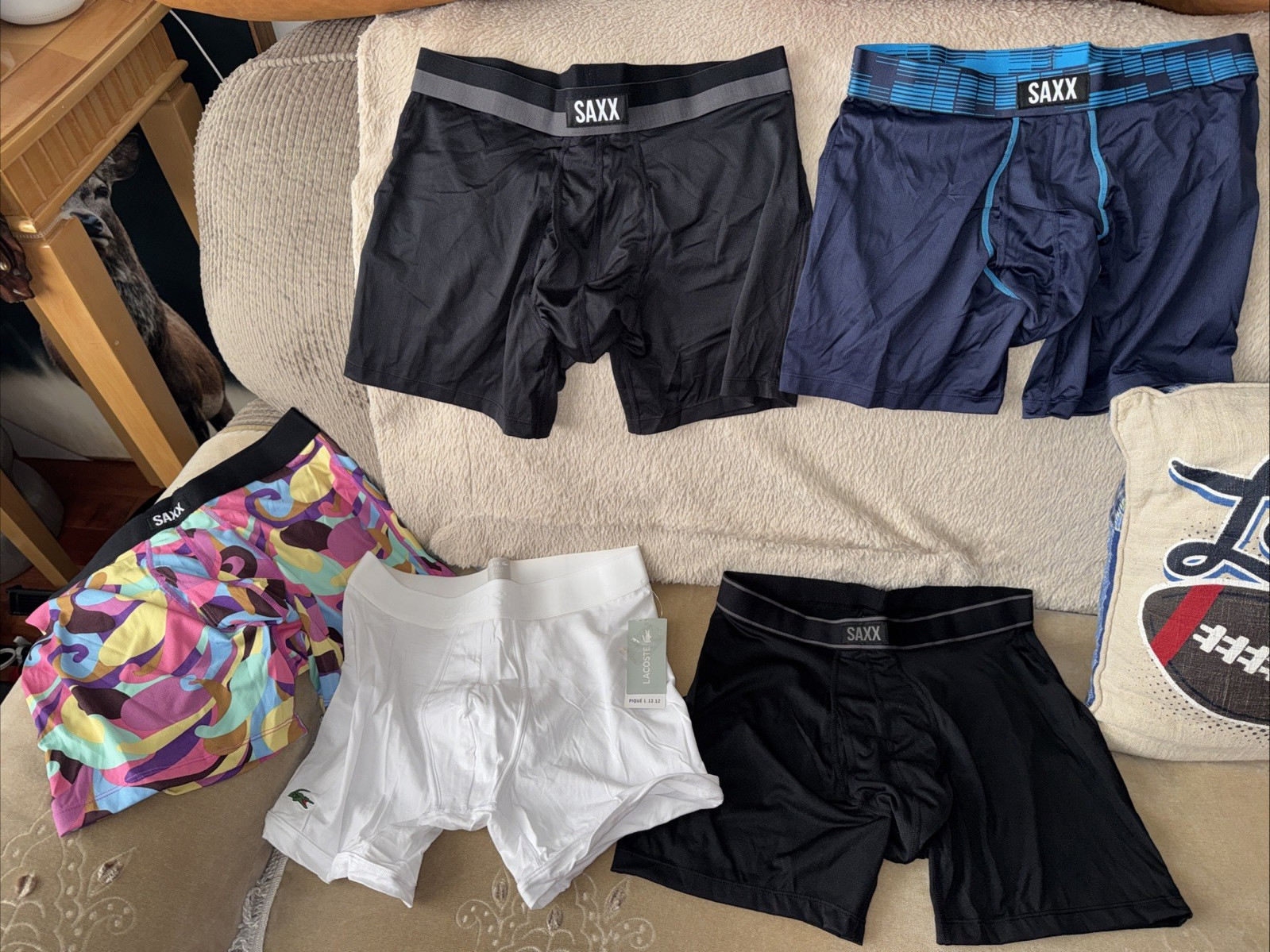 Random Top Brands Men Boxer Briefs Underwear Medium Size New READ