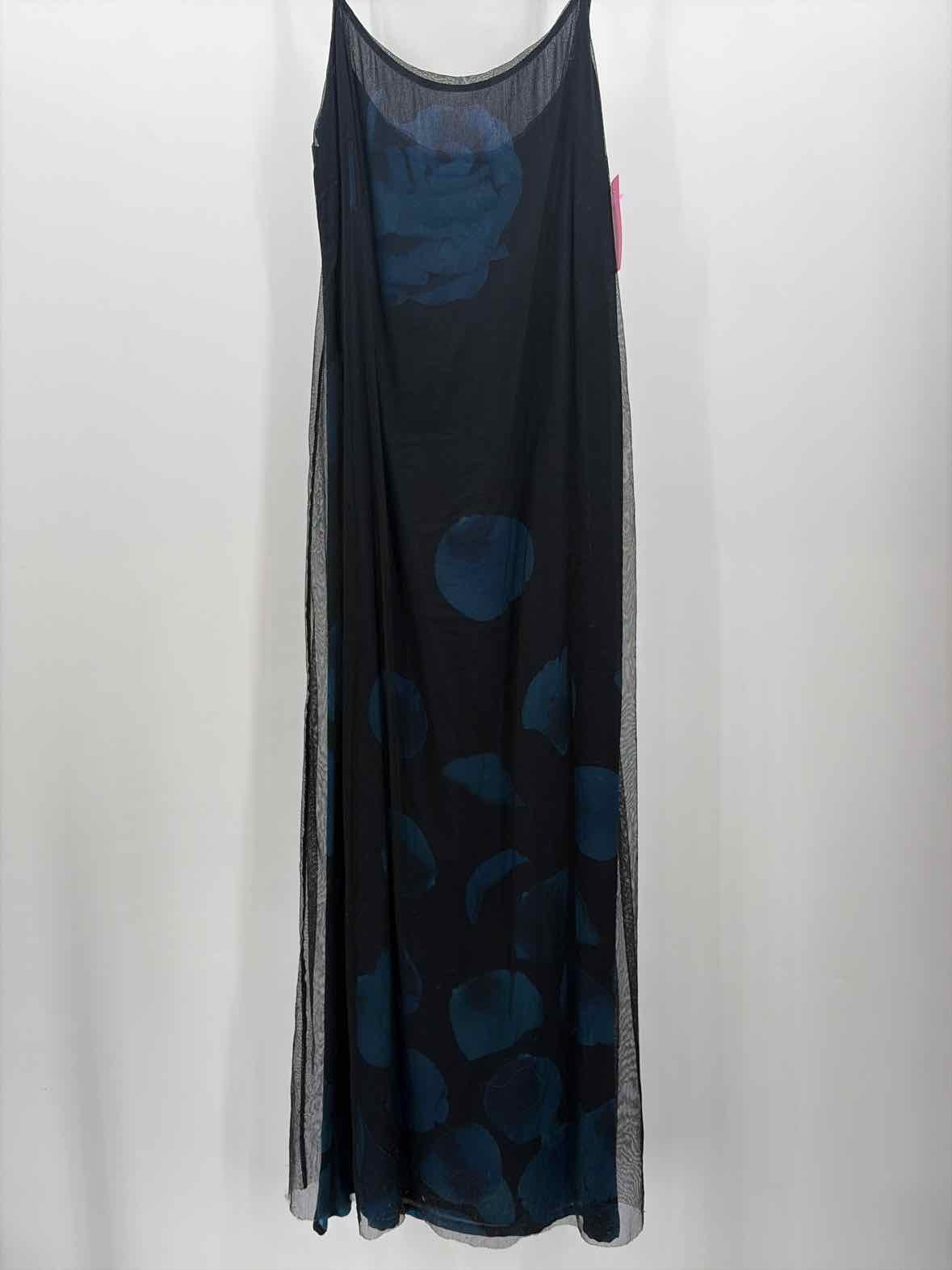 Pre-Owned Moschino Cheap & Chic Black Size 8 Maxi Sleeveless Dress