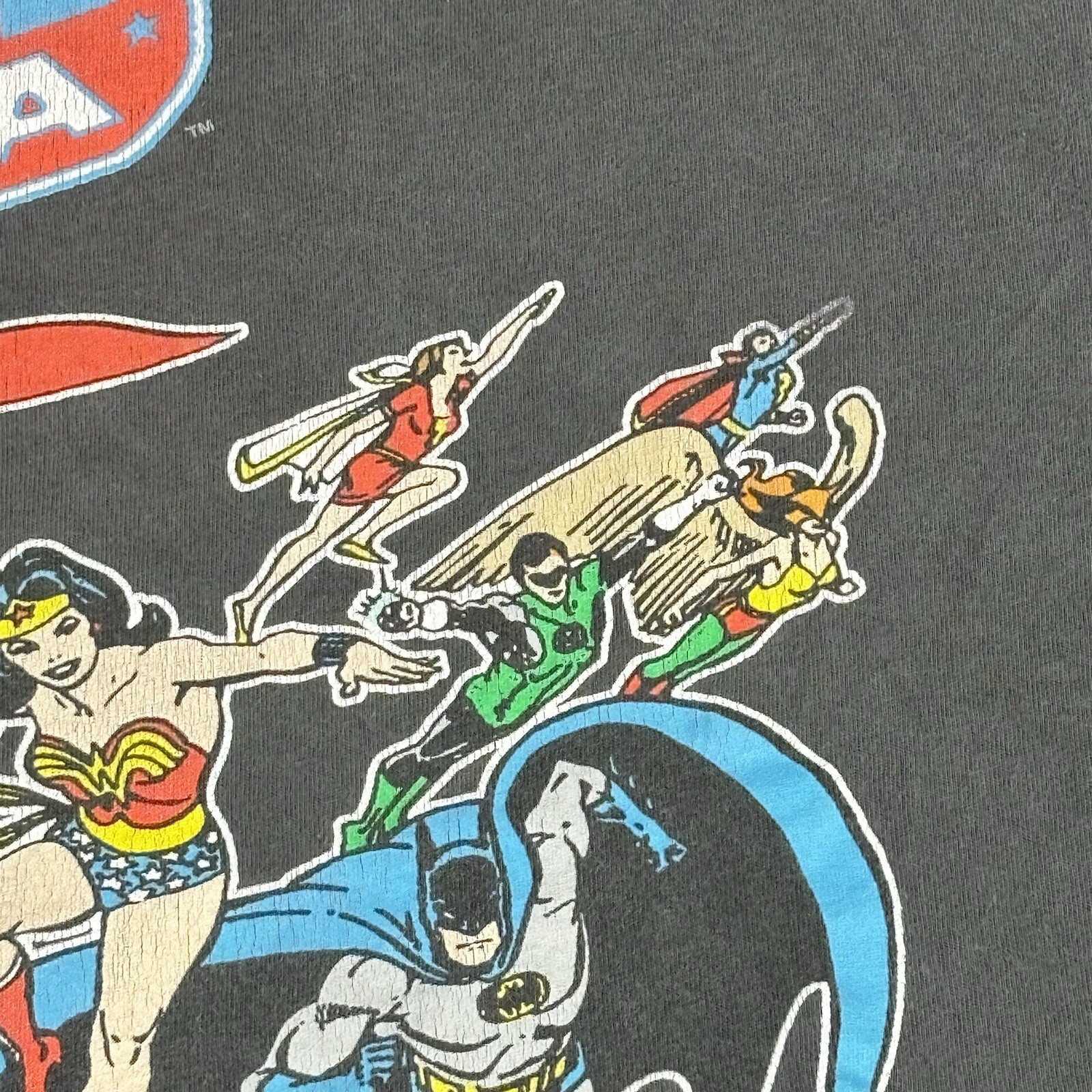 Justice League America Shirt Mens XL Gray DC Comics T Shirt All Characters