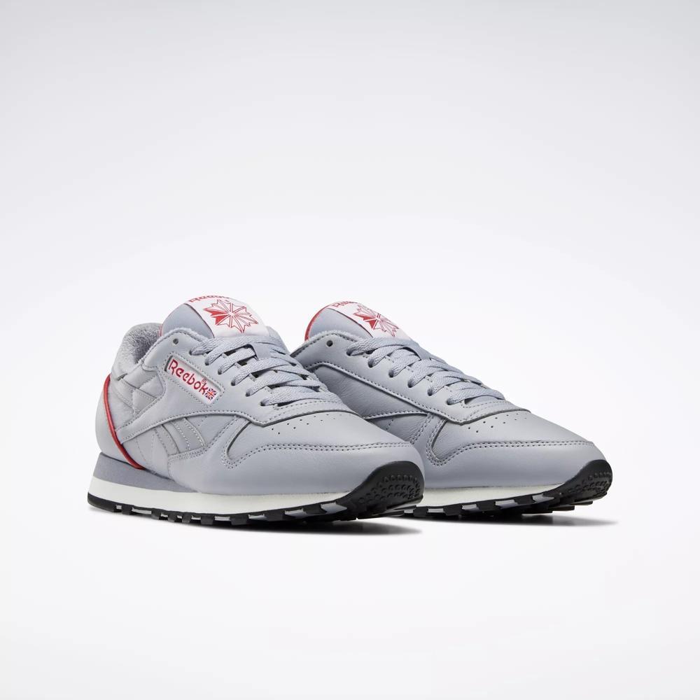 Reebok Unisex Classic Leather 1983 GX0282 Vintage Grey/Red/Chalk