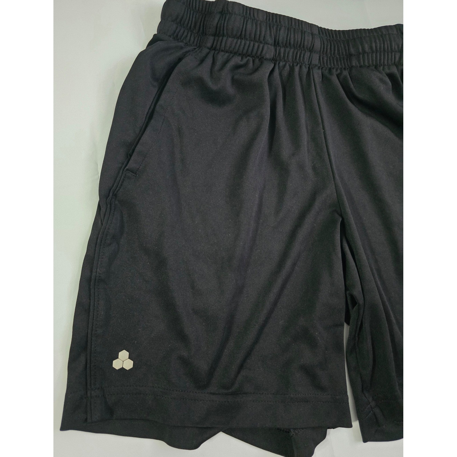 Tek Gear Boys Dry Tek Athletic Shorts Bundle Blue Black Size M 10/12 2 Pack