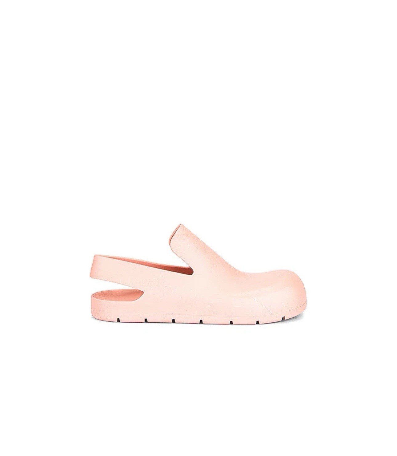 Bottega Veneta Puddle Pink Rubber Slingback Clogs 39=9