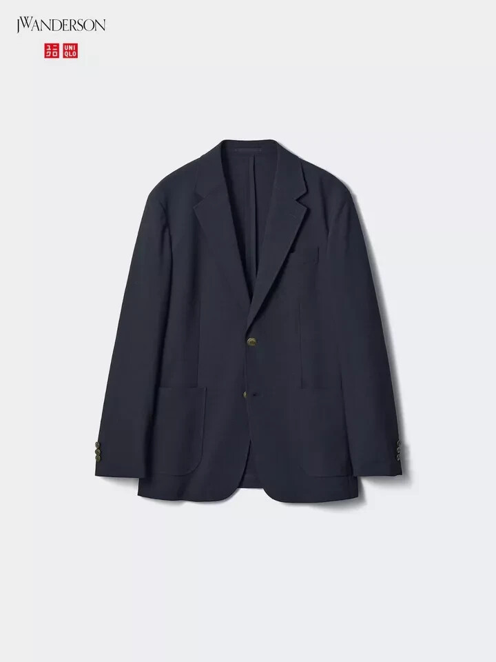 PSL Uniqlo & JW Anderson 2025 Spring/Summer Impressive Blazer New Navy 477704