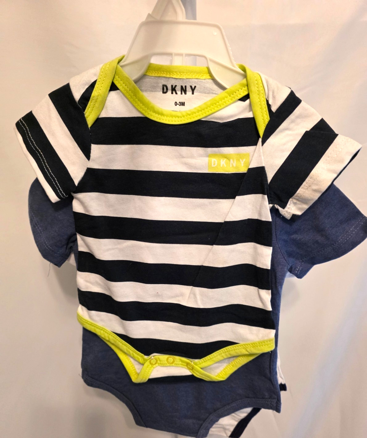 DKNY Baby Boy 3pc Bodysuit Set Mixed Sizes 0-3M 3-6M 6-9M NWT