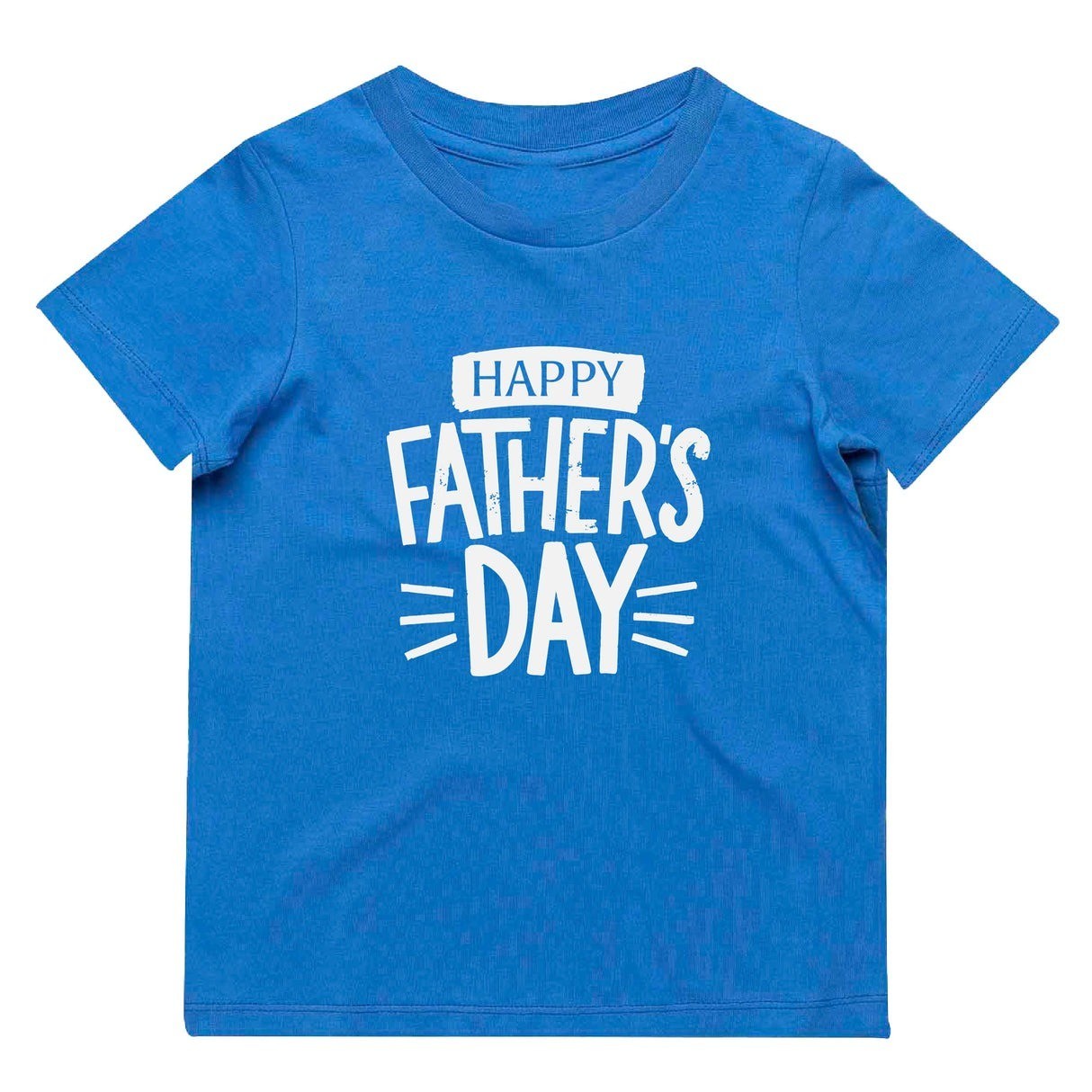 New Happy Father’s Day Royal Blue Cotton S to 5XL Tee Shirt