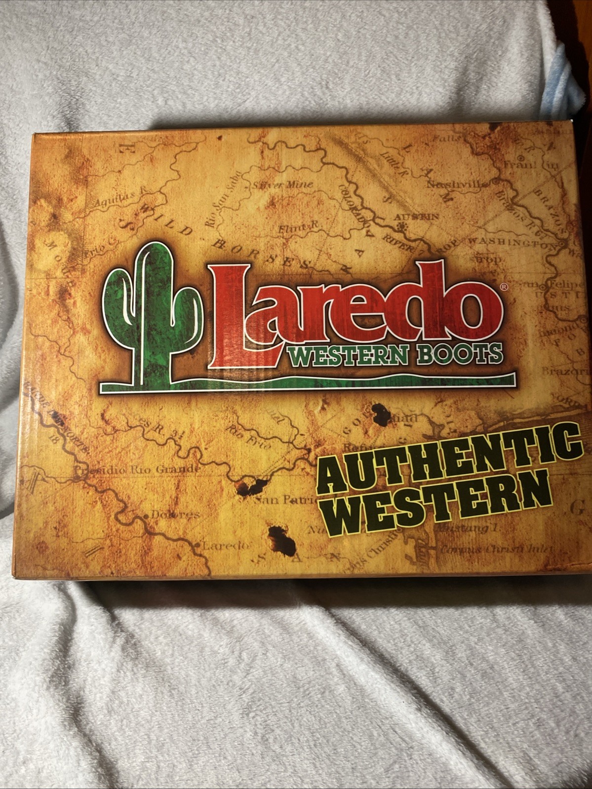 Laredo Authentic Western Leather Boots NEW Women’s 7.5 Snip Toe