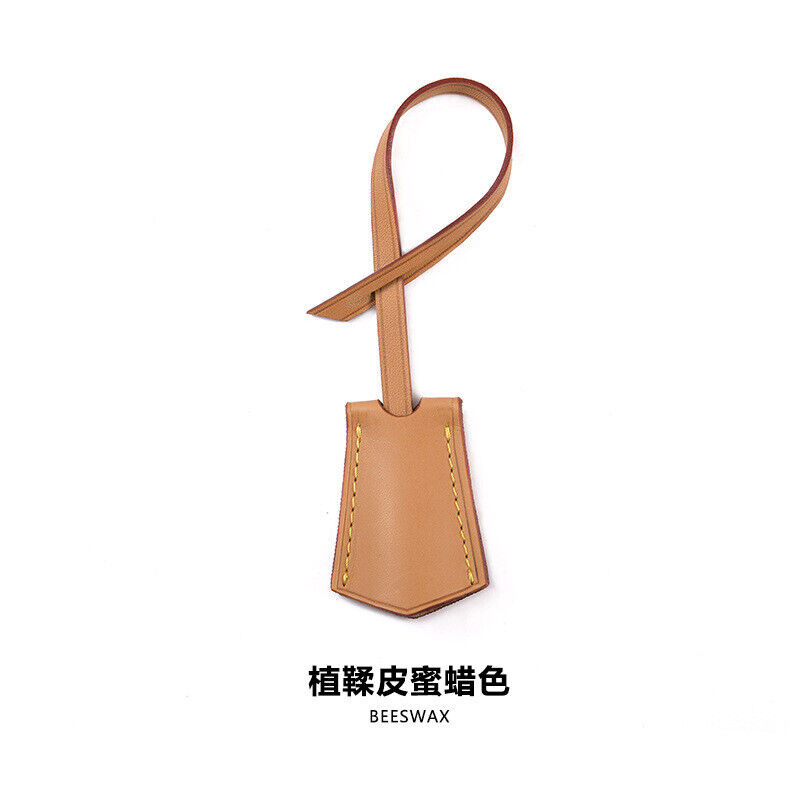 Handmade Real Vachetta Cowhide Leather Key Bell Clochette Luggage Tag Handbags