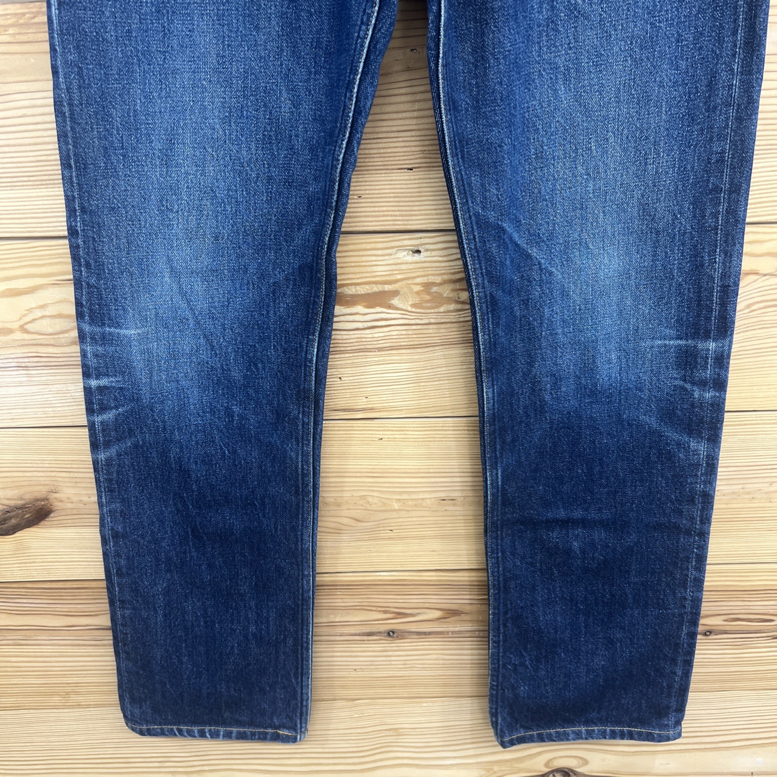 APC Mens Jeans Size 31 33″ Inseam Button Fly Straight Leg 100% Cotton Japan B163