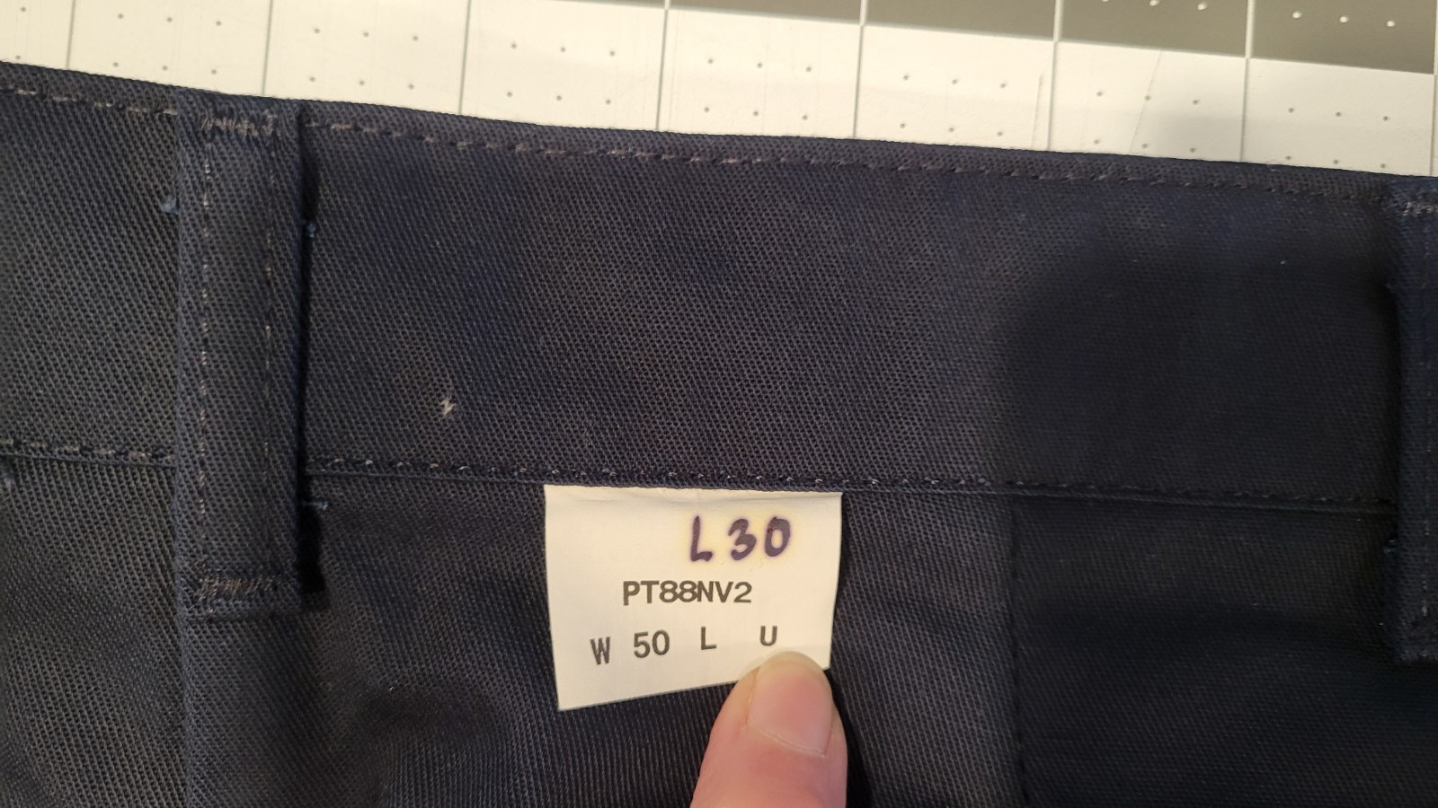 Red Kap PT88 work pant navy blue size W50 L30 NEW OVERSTOCK