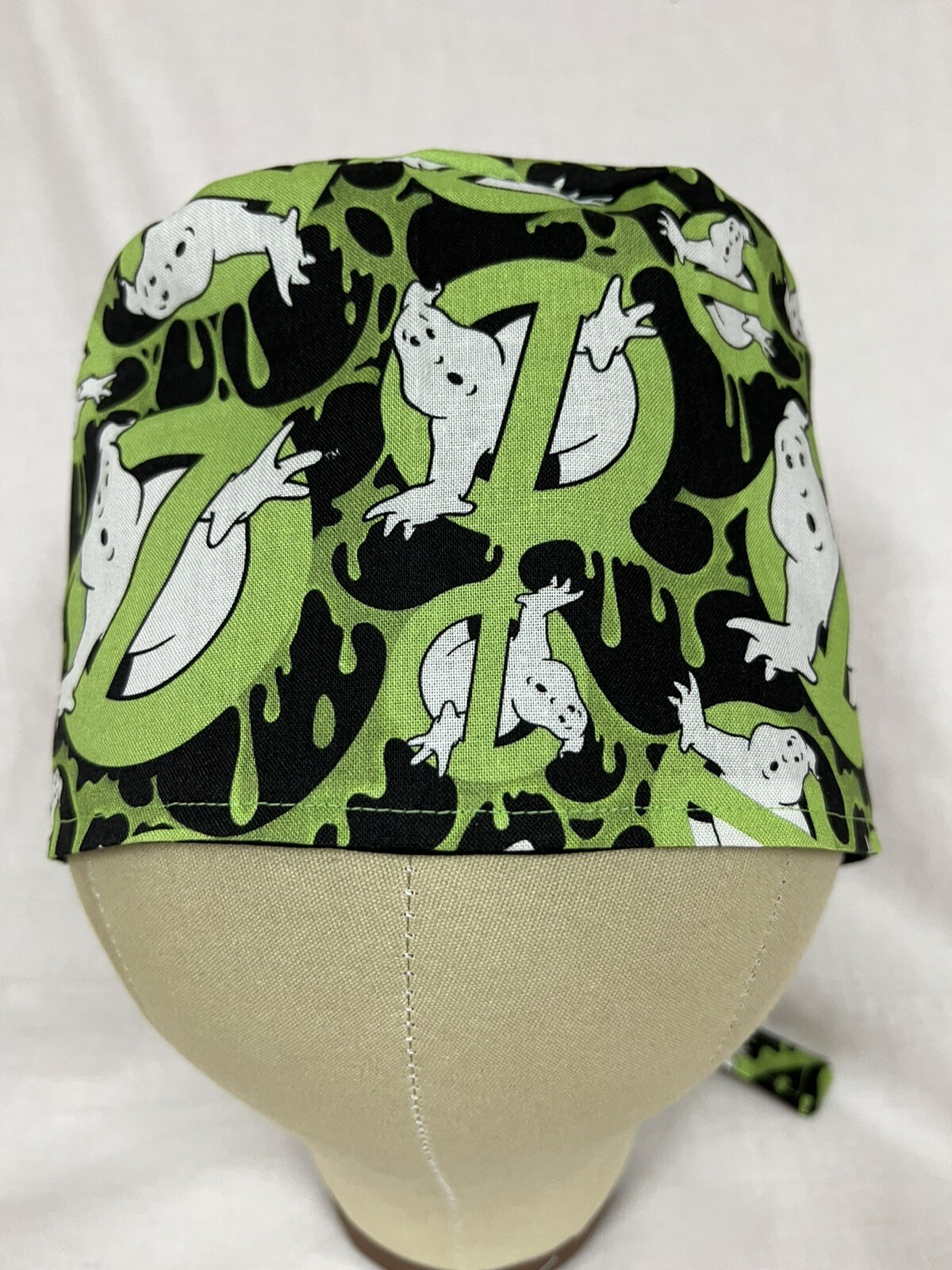 Men/Women Surgical Scrub Cap Lined Ghostbusters Very Cool 100% Cotton
