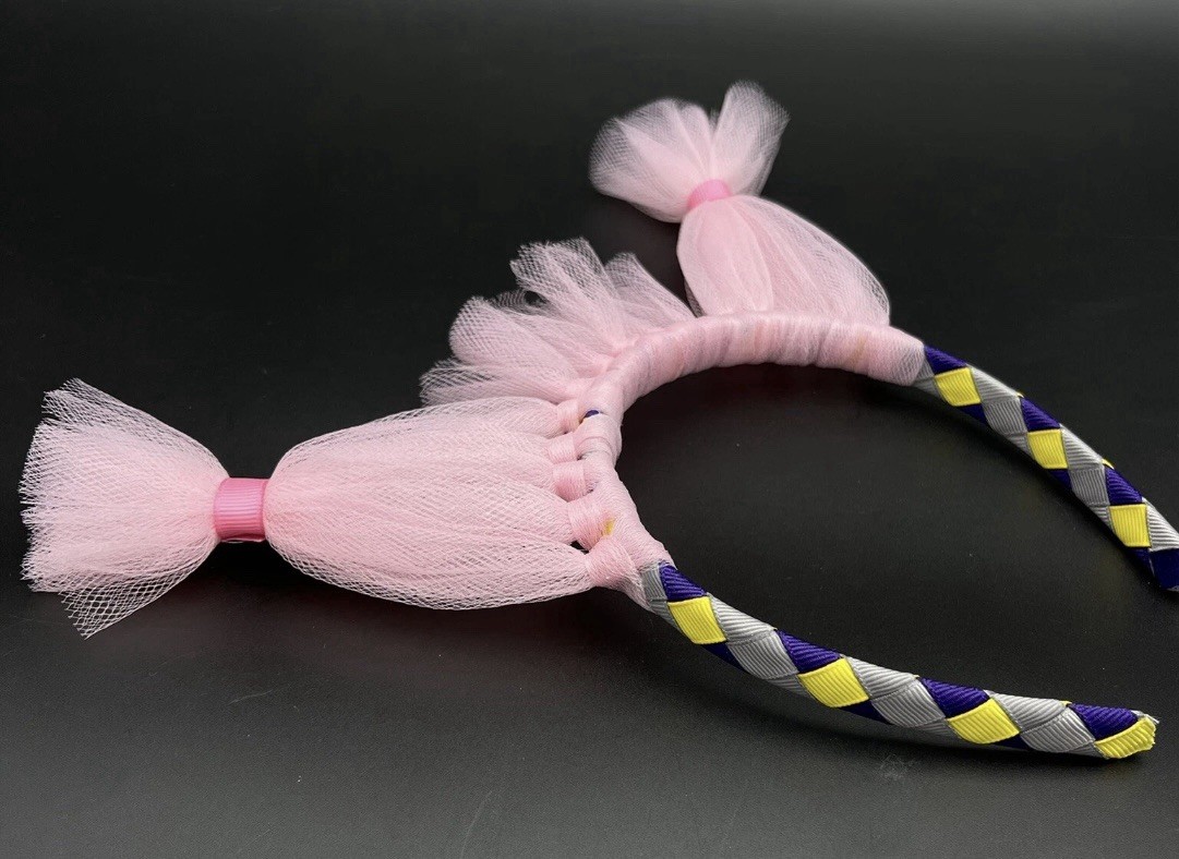 Custom made Bridget Troll Headbands Woven Headbands Troll Movie Troll Hair