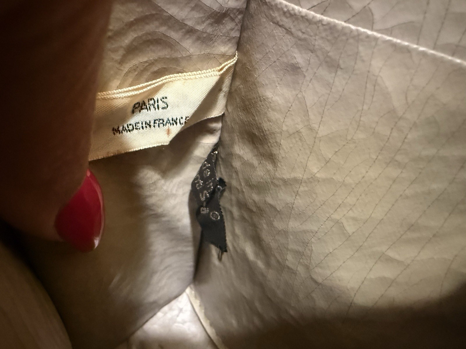 Vintage Christian Dior Bagages Oblique Monogram Pouch/Clutch