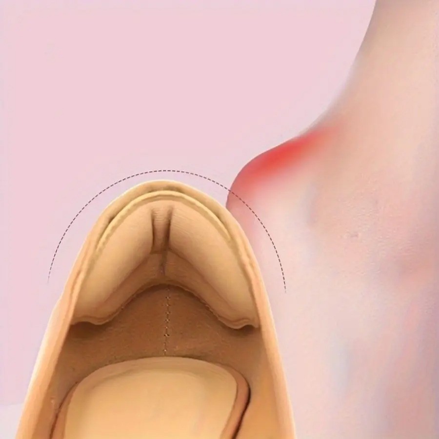 8-Pack Heel Pads for Too Big Shoes Self-Adhesive Heel Protectors Heel Inserts