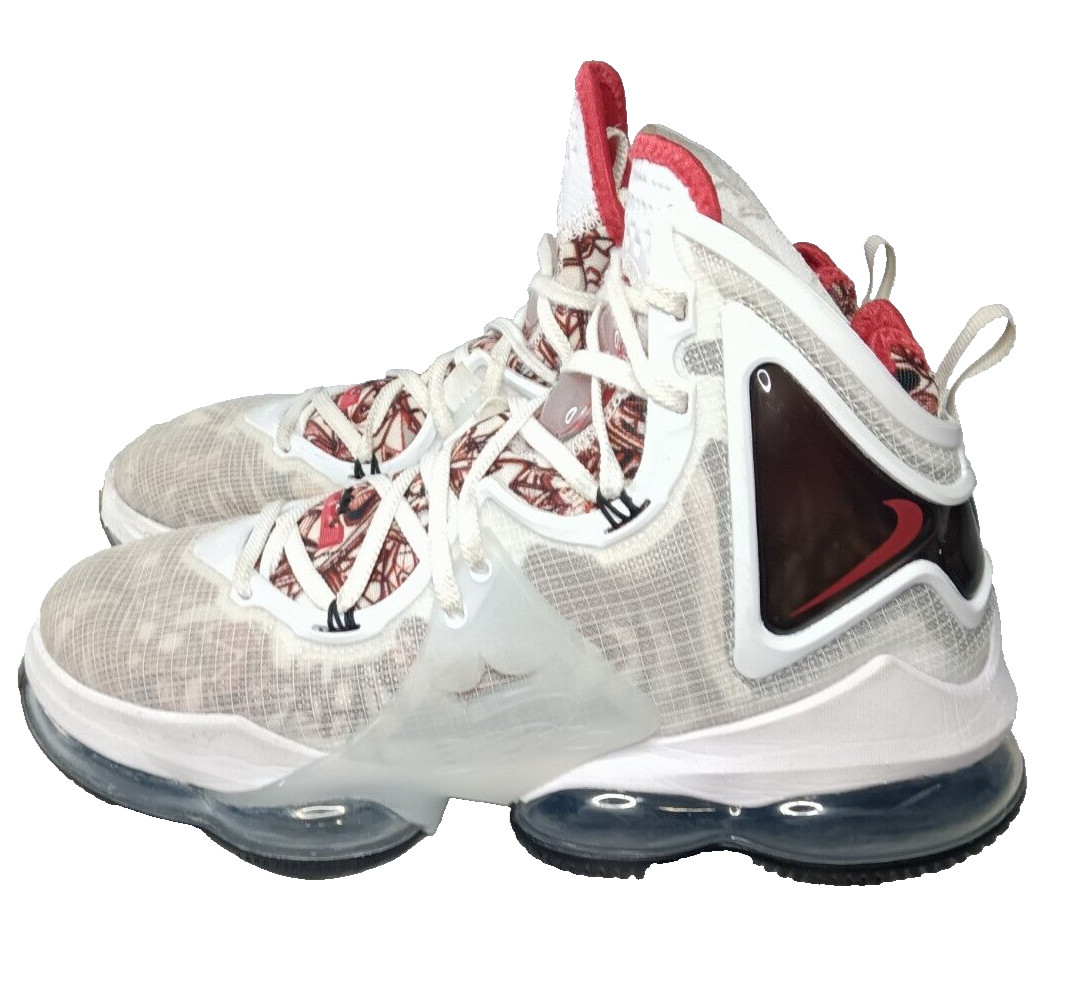 Nike LeBron 19 EP Sketch Men’s Size 9 ~AS IS ~NOSE WEAR