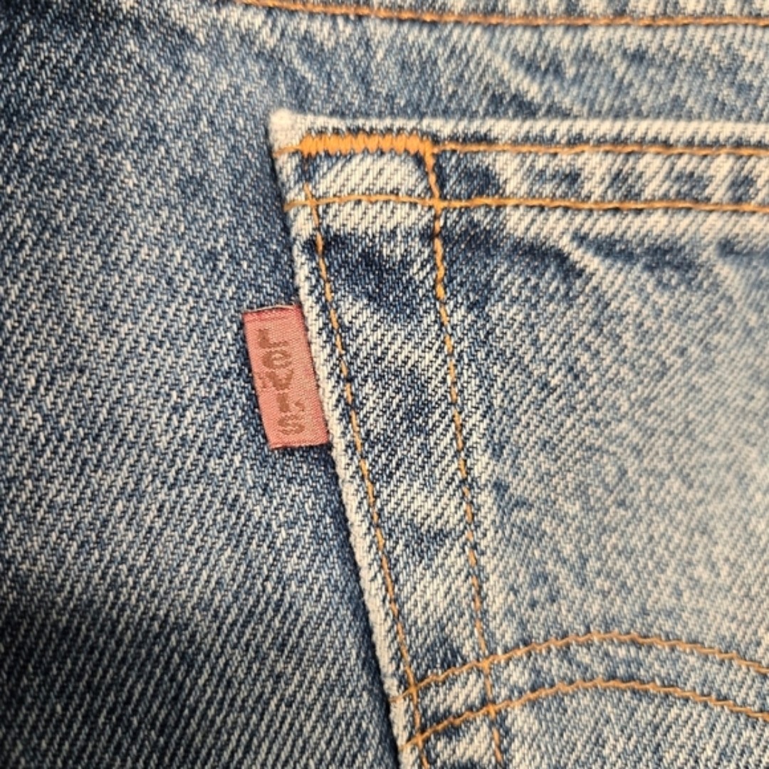 Vtg Levi’s 540 Relaxed Fit Bronze Tab Denim Straight Jeans Distressed 36×30