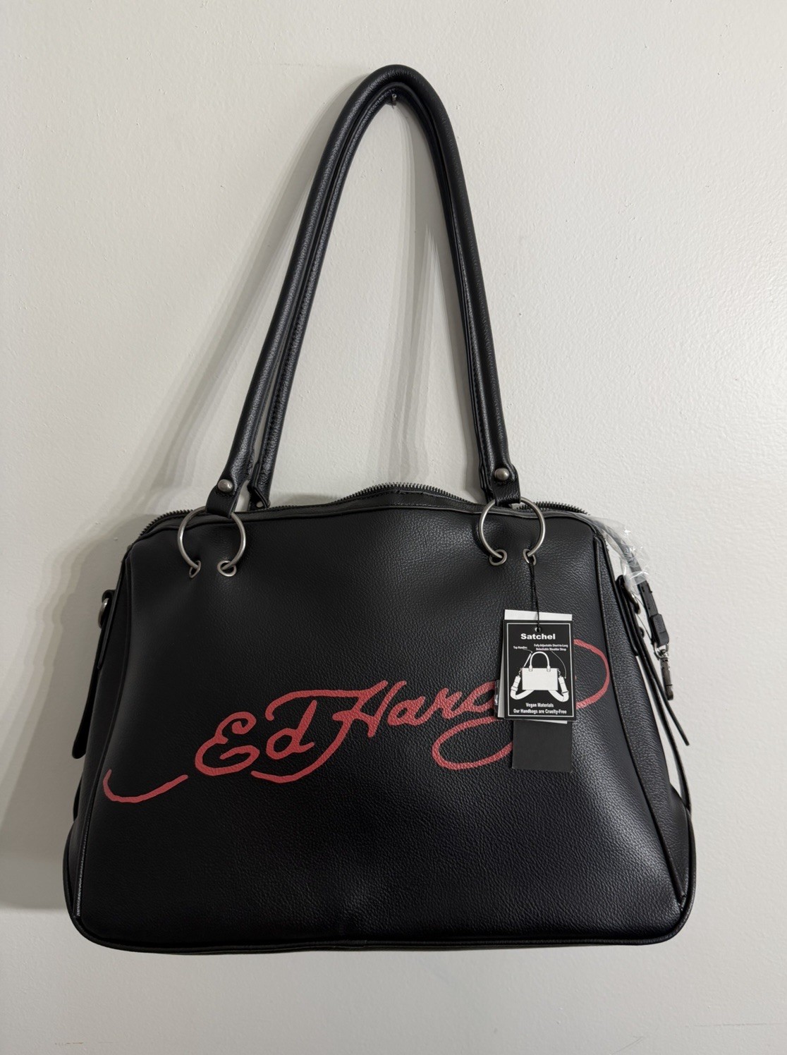 Ed Hardy “Love Kills Slowly” Satchel Bag