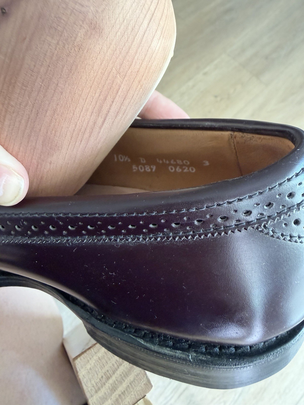 Allen Edmonds Keltie Tassel Loafer Burgundy Size 10.5 D