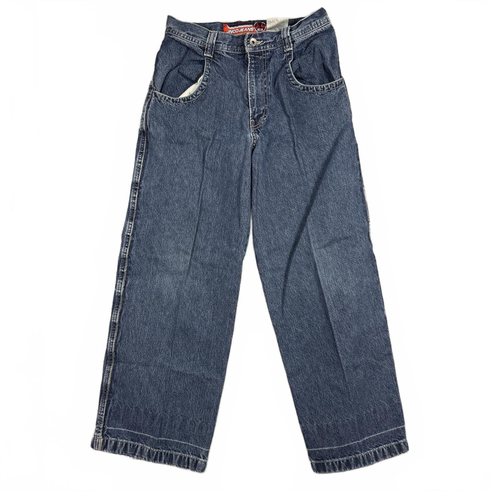 Vintage JNCO Jeans Baggy Scorpion Wide Leg Womens 28×29 (Youth 16)