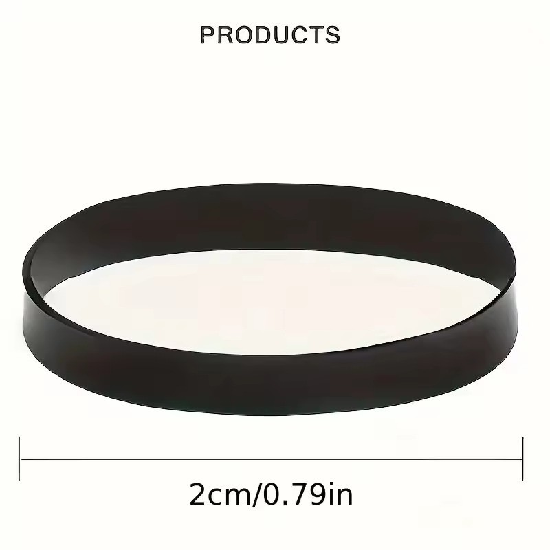 10 Pcs/Pack Black Disposable Hair Rubber Bands, High Elasticity Hair Ties