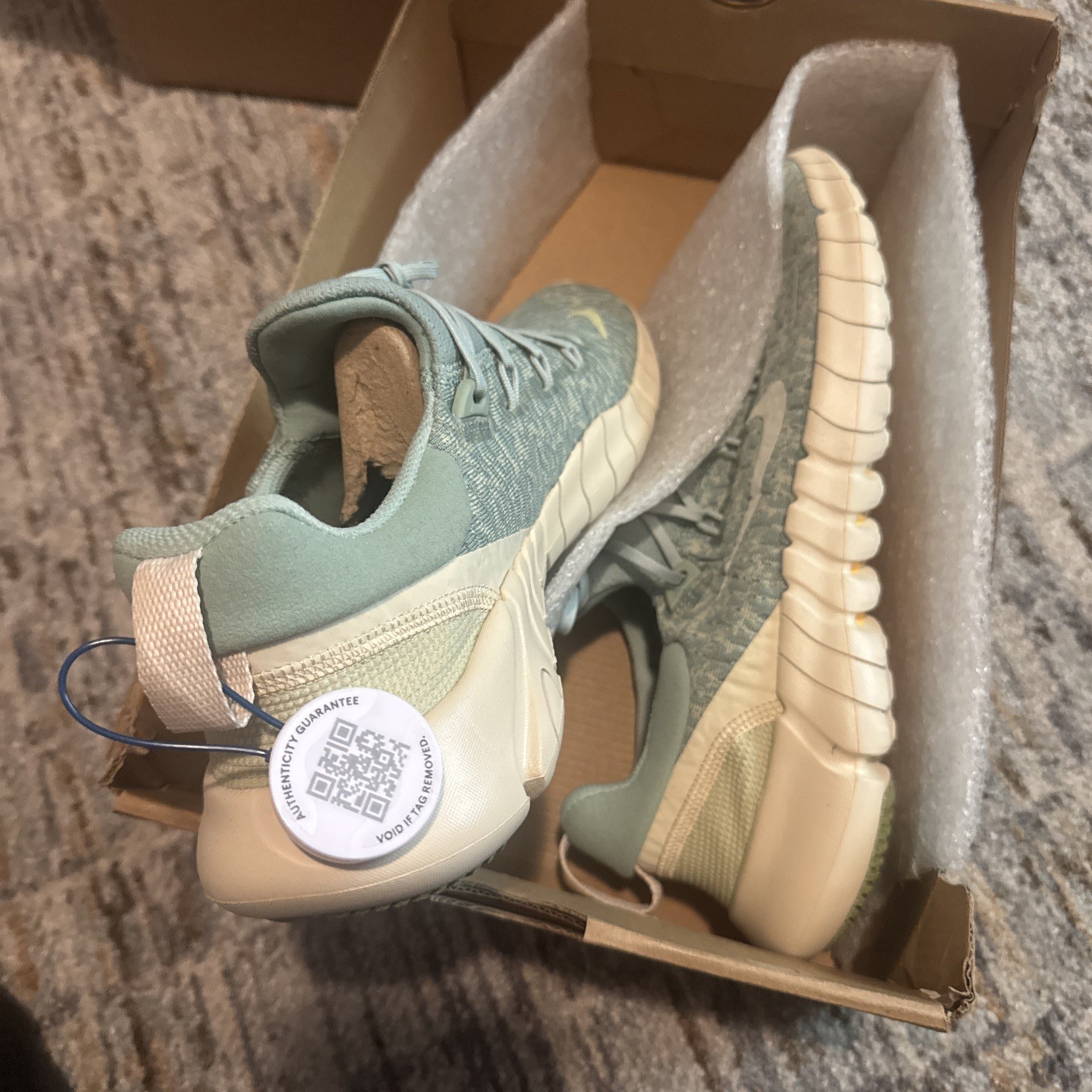 Size 10 Nike Free Run 5.0 Olive Aura (2021)