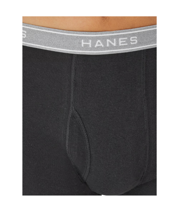 Hanes Men’s Super Value Pack Assorted Boxer Briefs, 10-Pack Soft and Breathable