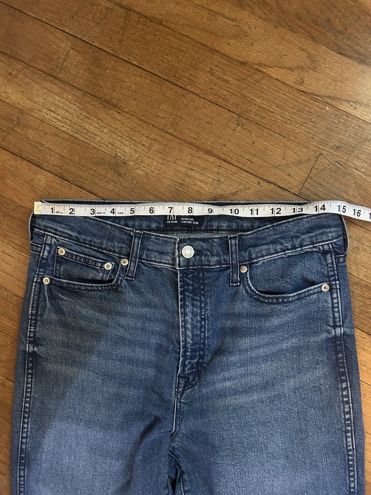 Gap High Rise Vintage Slim Jeans 10/30 Long