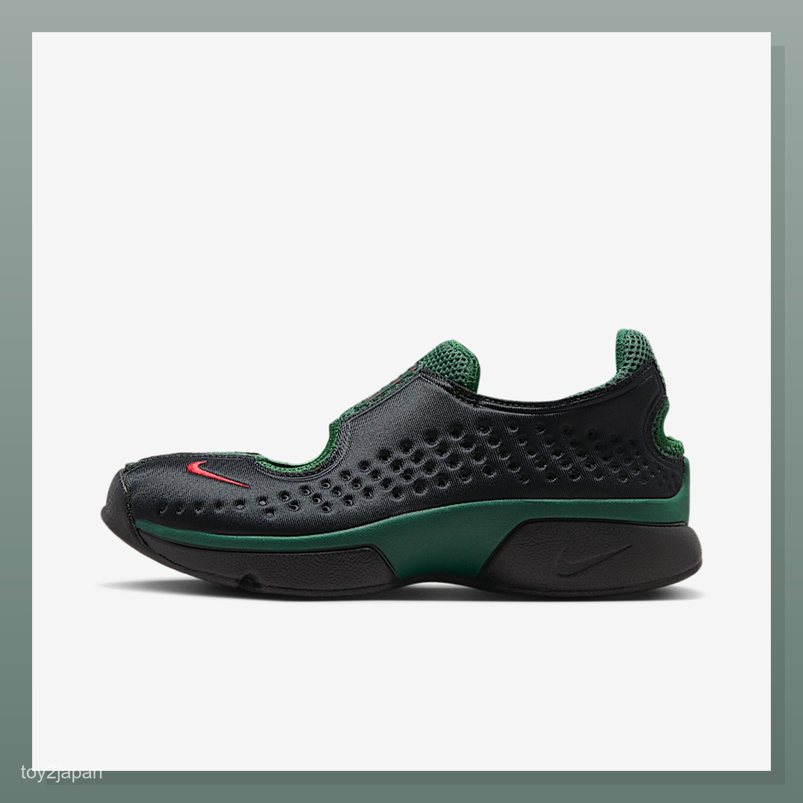 Nike WMNS Rift 2 IQ8006-002 Black Team Dark Green Fire Red Women’s Size New