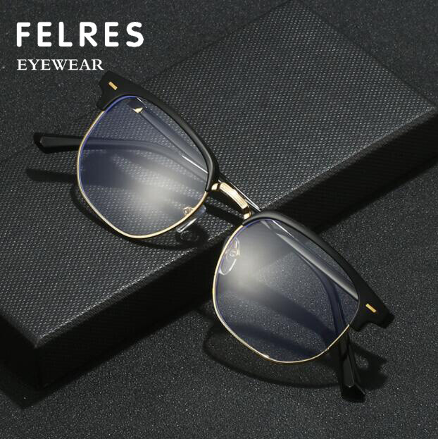 Men Metal Square Photochromic Presbyopic Glasses Full Frame Business Sunglasses
