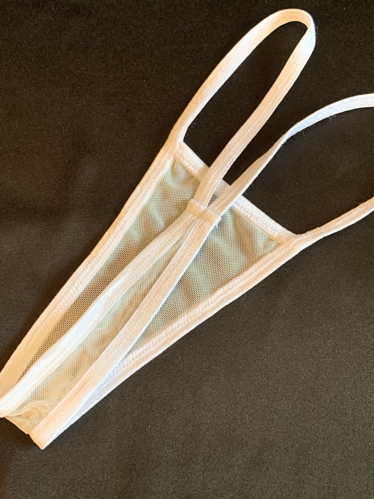 Thong Sheer White Custom Made In USA XS All Sizes In My eBay Store