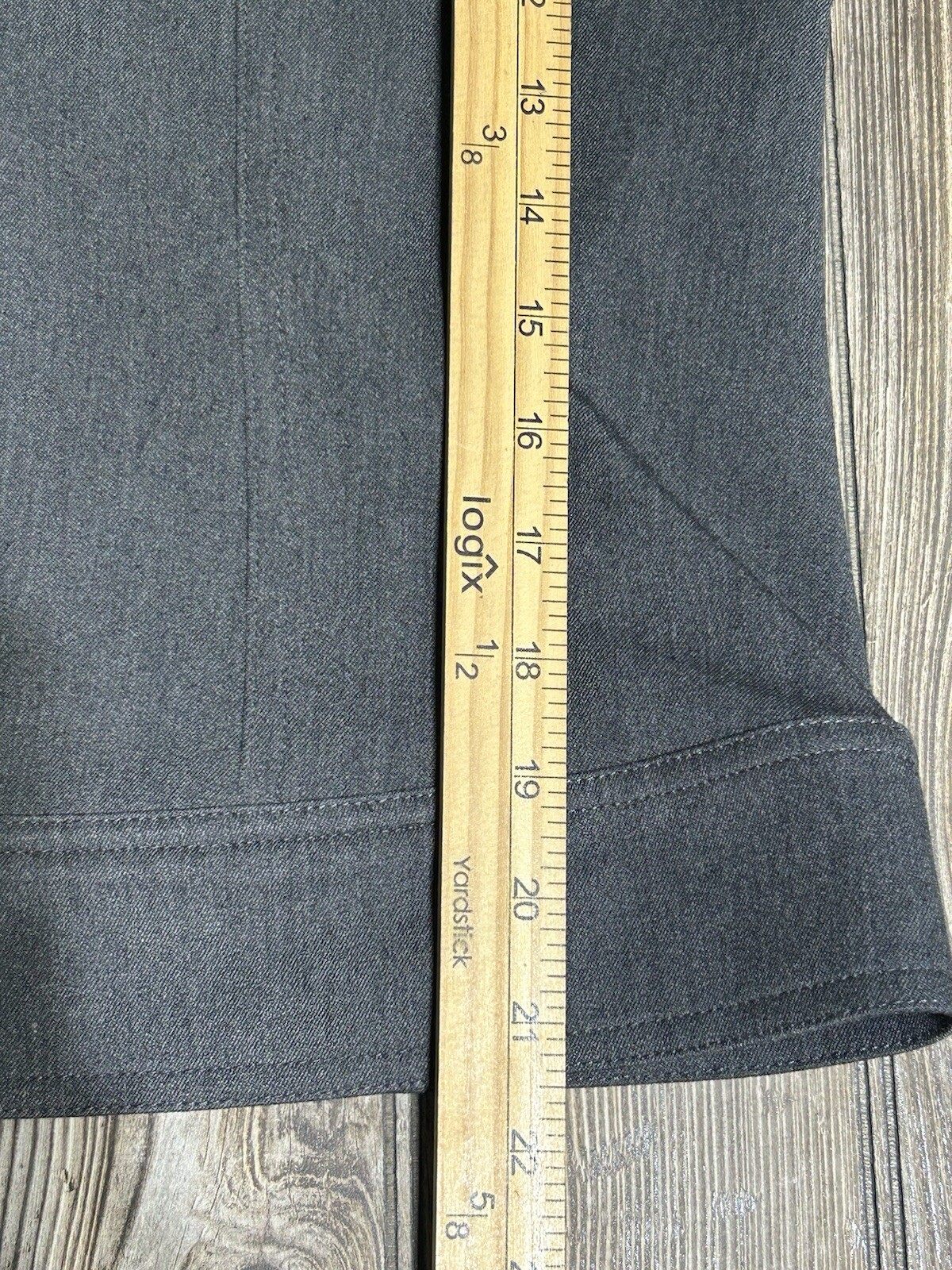 St John Sport Blazer Jacket By Marie Gray Charcoal Gray With Grommets Size Sm