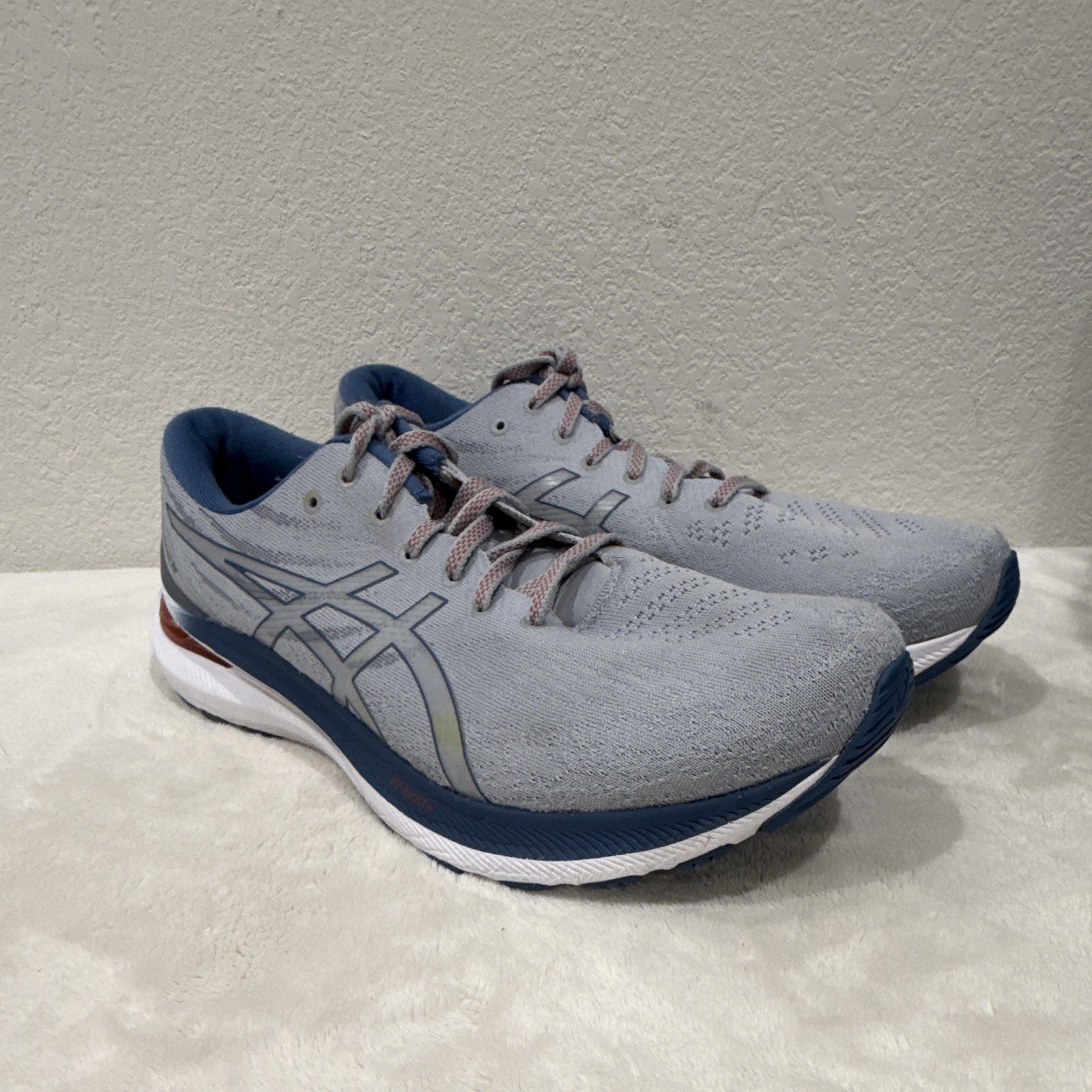 ASICS GEL-Kayano 29 Men’s Gray/Blue/White Lace-Up Low Top Running Sneakers