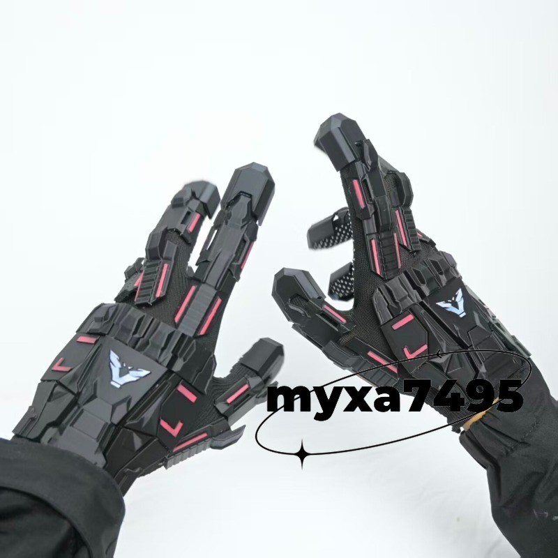 Cyberpunk Mechanical Gloves Tactical Armour Sci-Fi Robot Hand Cosplay Props Gift