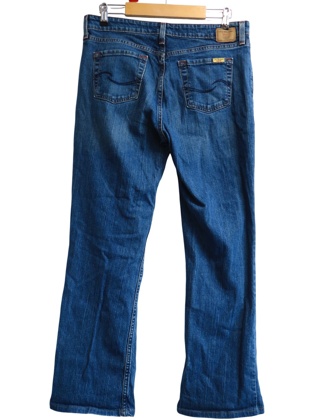 Levi Strauss – Signature Mid Rise Bootcut Jeans – Dark Blue – Comfortable Stretc
