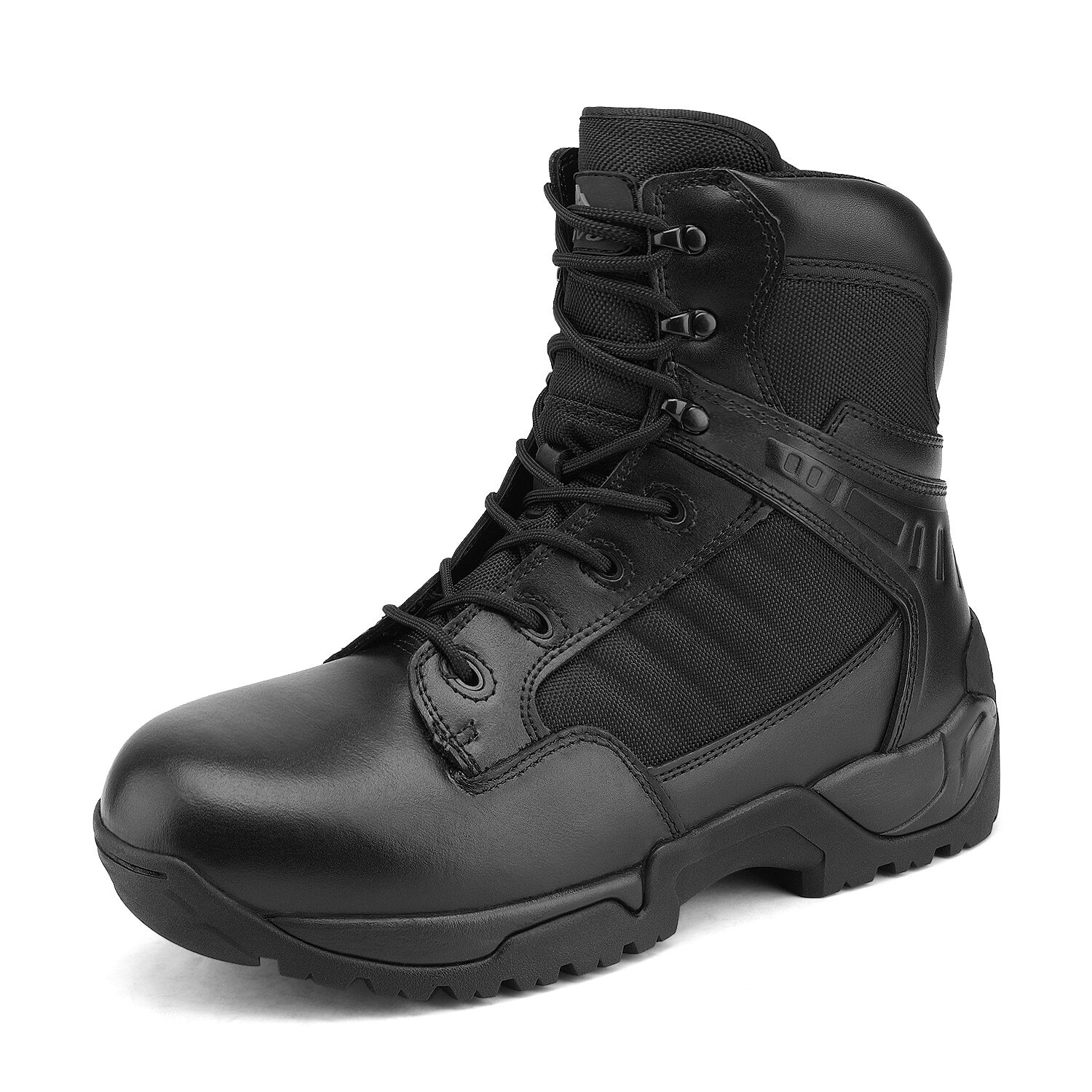 NORTIV 8 Men’s Military Tactical Work Hiking Boots Motorcycle Combat Boots