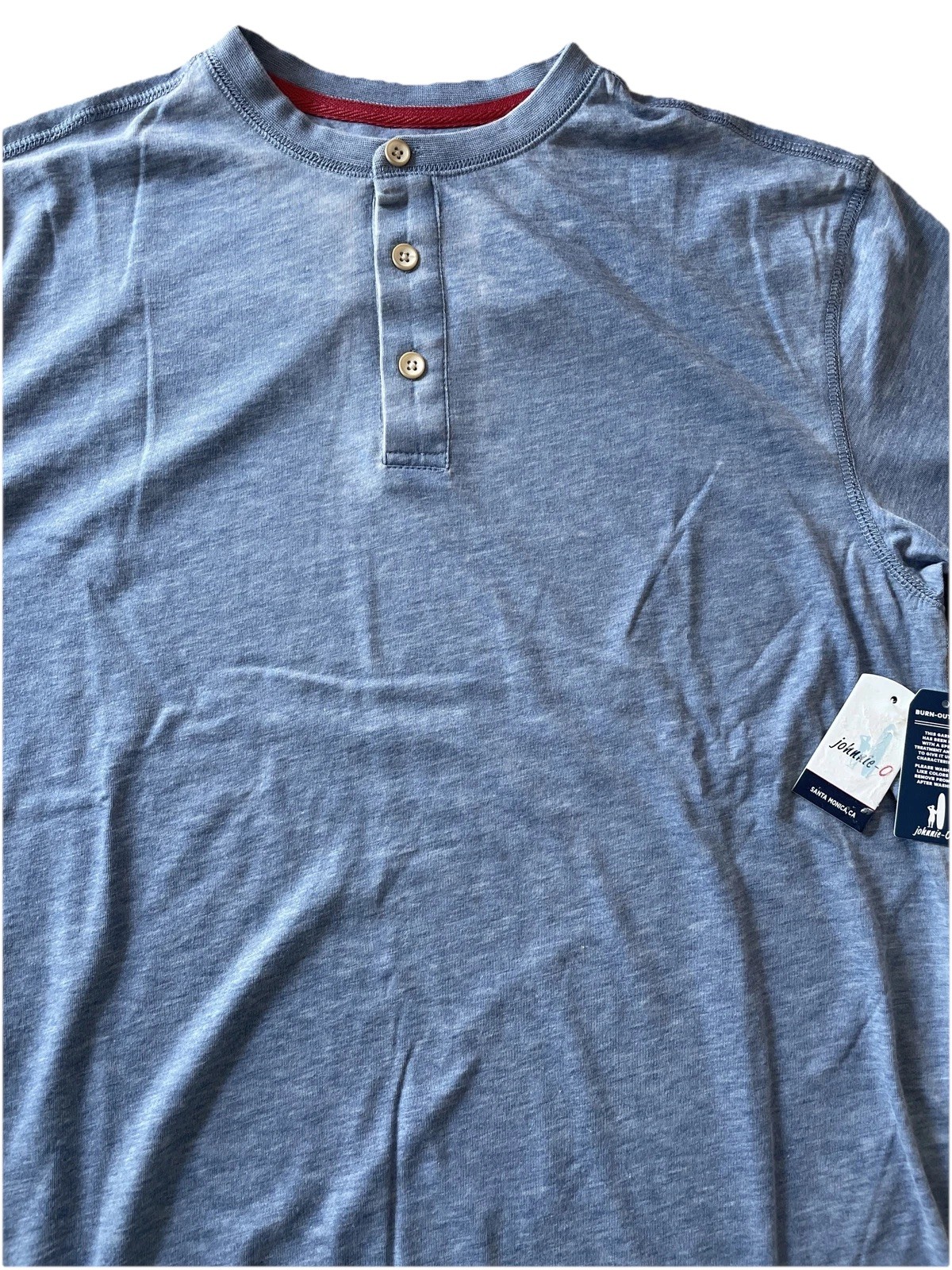 NWT Johnnie O Marshall Laguna Blue Shirt Sz S $98