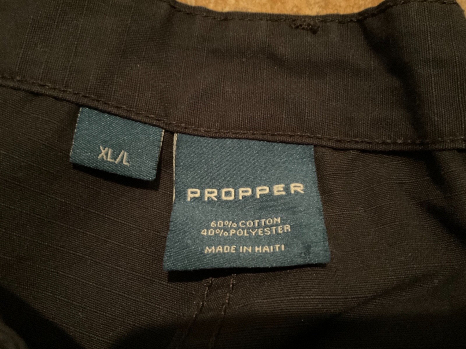 PROPPER F5250 TACTICAL RIP STOP CARGO PANTS ( XL, 40 x 34 ) BLACK PREOWNED