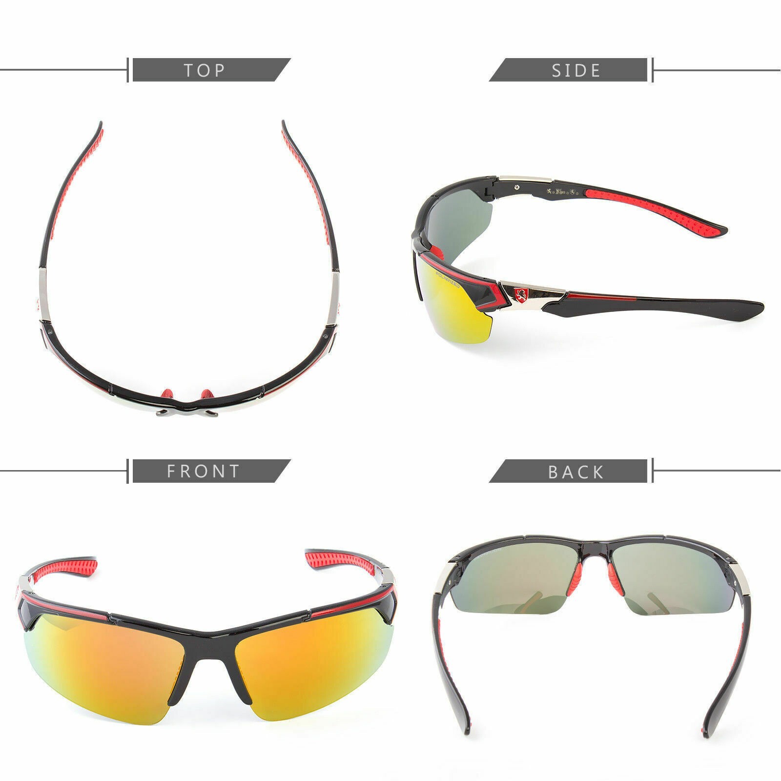 Polarized Sports Sunglasses Outdoor Cycling Driving Fishing Glasses UV400 Goggle