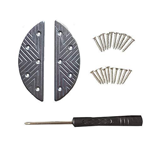 Repair Kit for Mens Shoe and Boot. Metal Heel Plates and Nails. M50