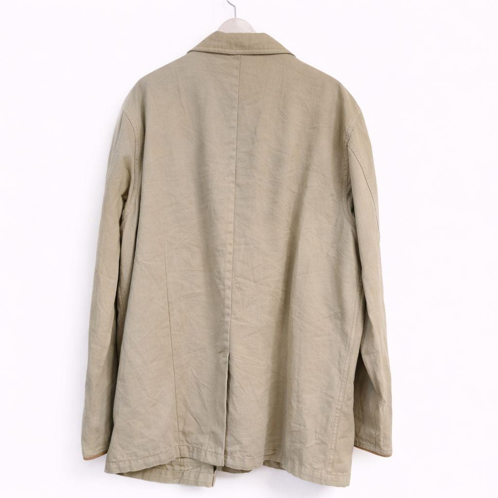Orvis Hunting Jacket 50T Elbow Patch Beige Big Size