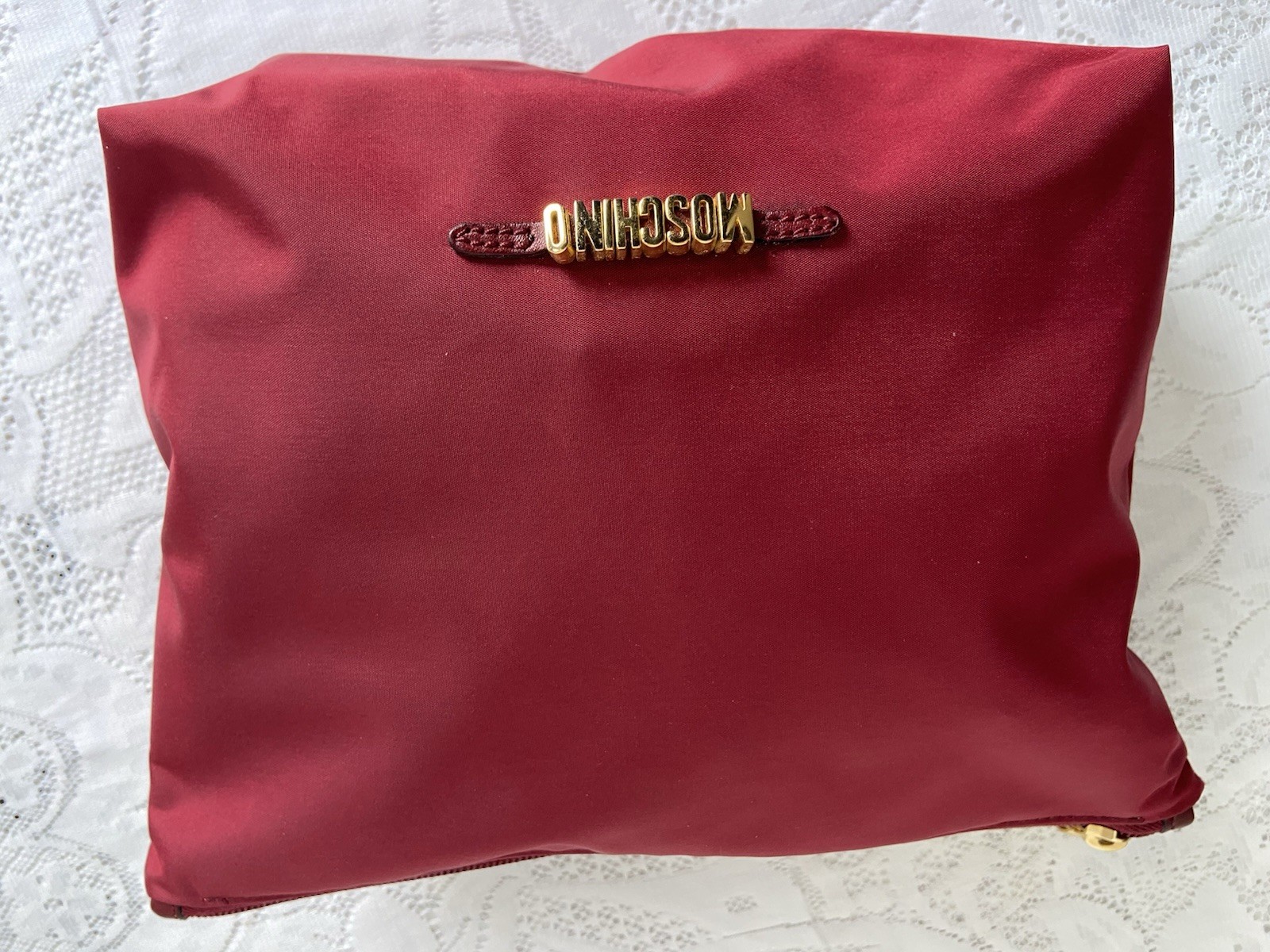 vintage Moschino by Redwall nylon pouch 1990s