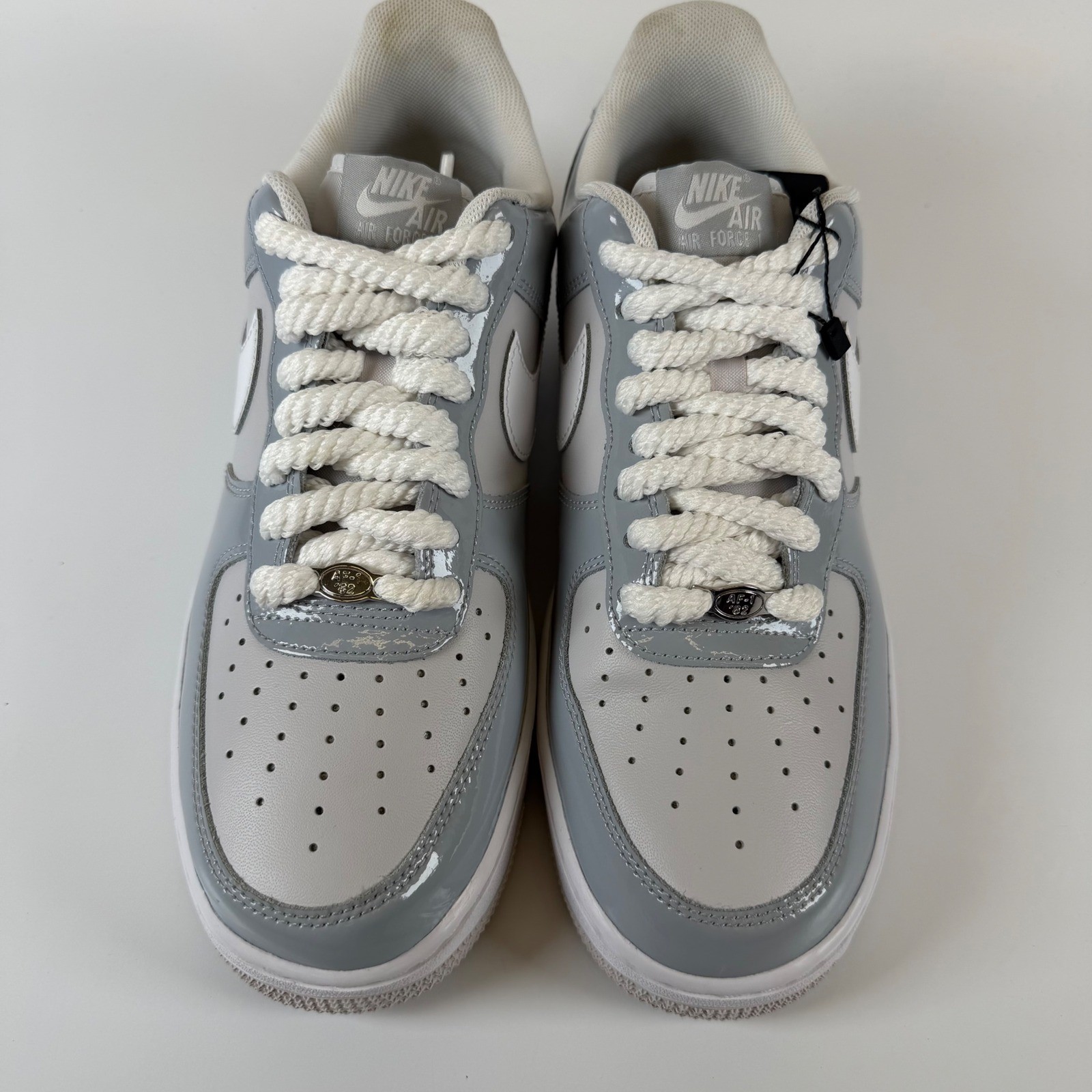 Nike Air Force 1 Low 07 LV8 Wolf Grey Vast Grey White HV9405-001 Mens Size 9.5