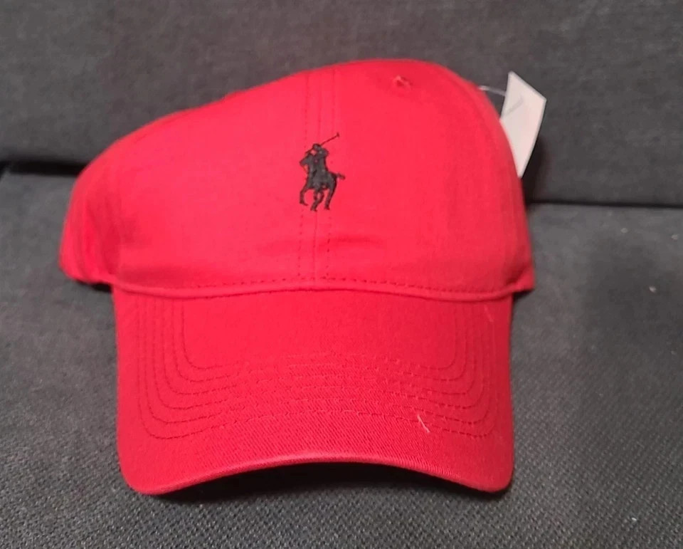 PoloRalphLauren Men’s Baseball Cap Adjustable Chino Cotton Hat NWT Multi-Color